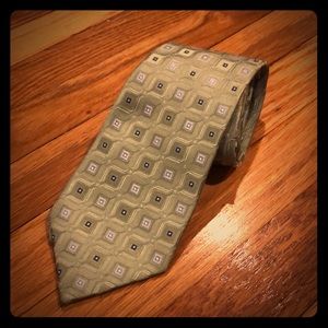 Club Room "Squares Within Squares" Tie